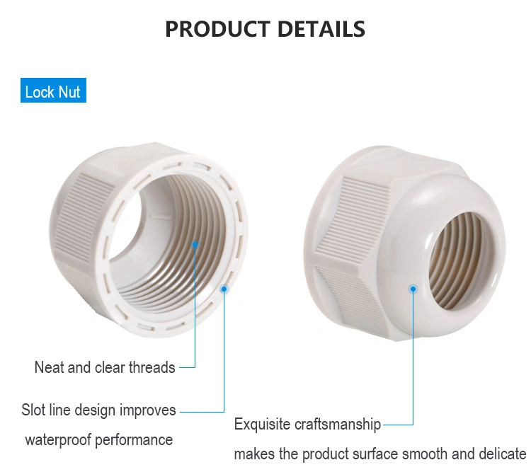 IP68 Plastic Nylon Cable Gland Waterproof Cable Gland M12
